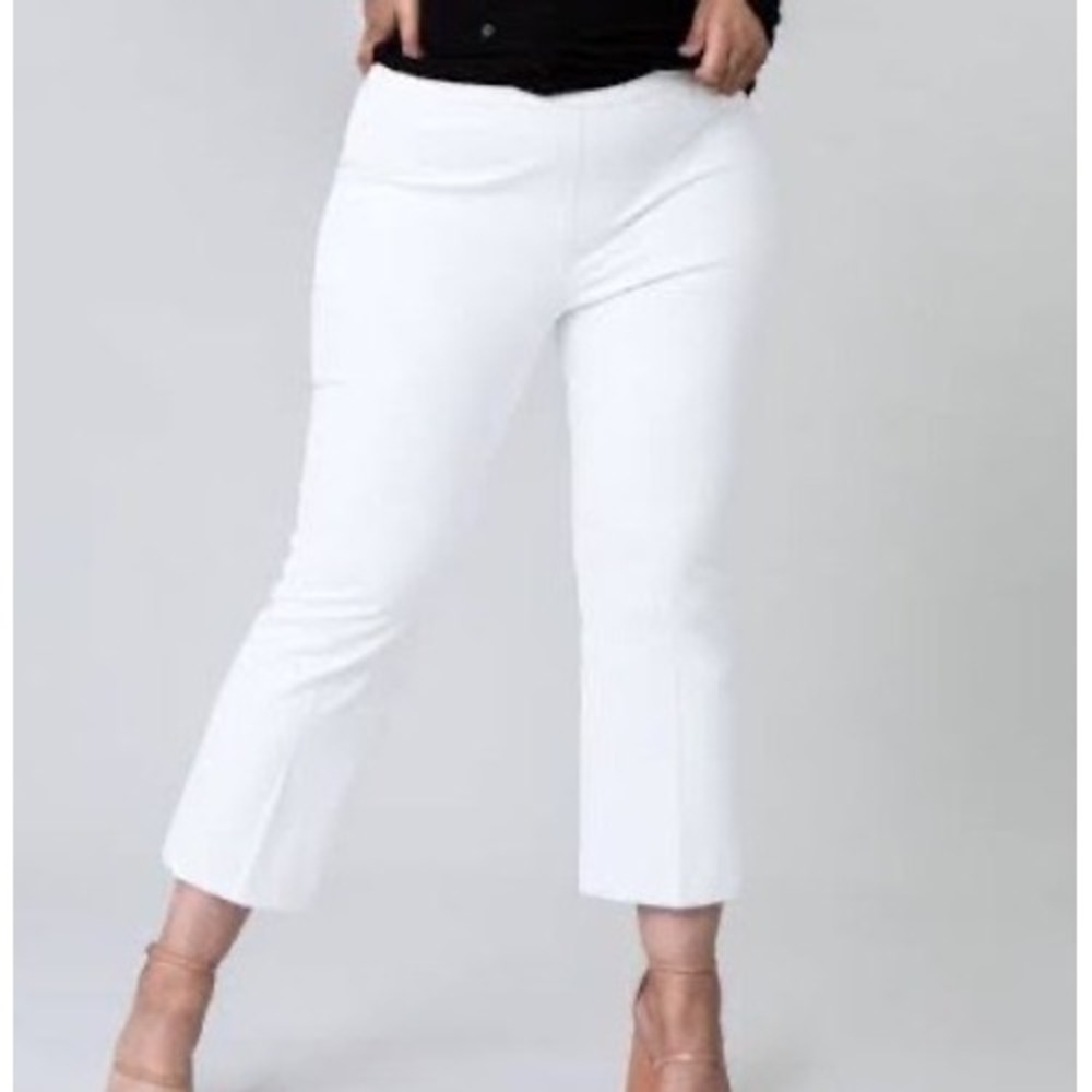 Spanx Silver Linings Kick Flare Pants Classic White Plus Size 2X NWT